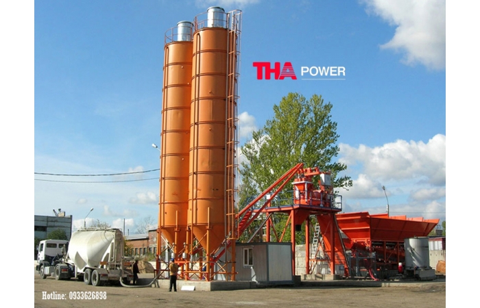 TRẠM TRỘN BÊ TÔNG SHAFT HZS25