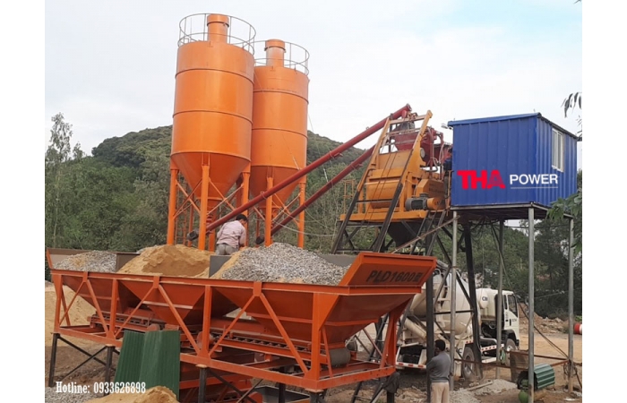 TRẠM TRỘN BÊ TÔNG 25 M3/H