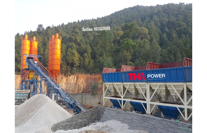 TRẠM TRỘN BÊ TÔNG 180 M3/H